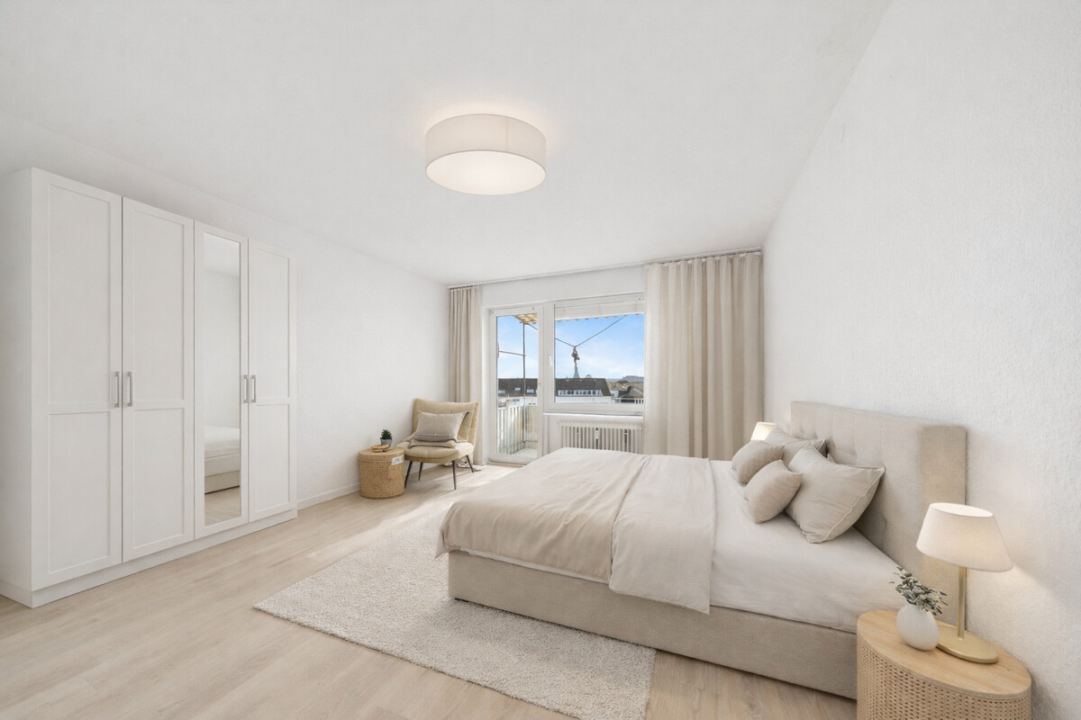 Schlafzimmer renoviert