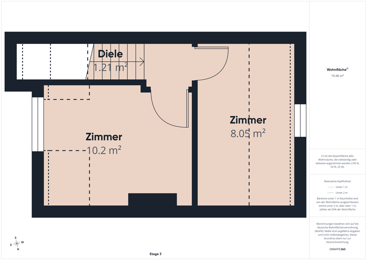 Grundriss Dachgeschoss