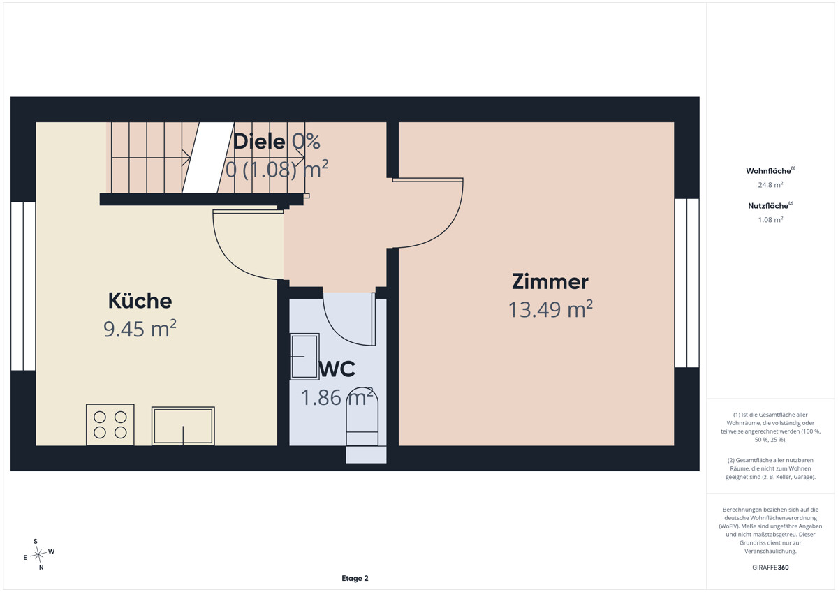 Grundriss Obergeschoss