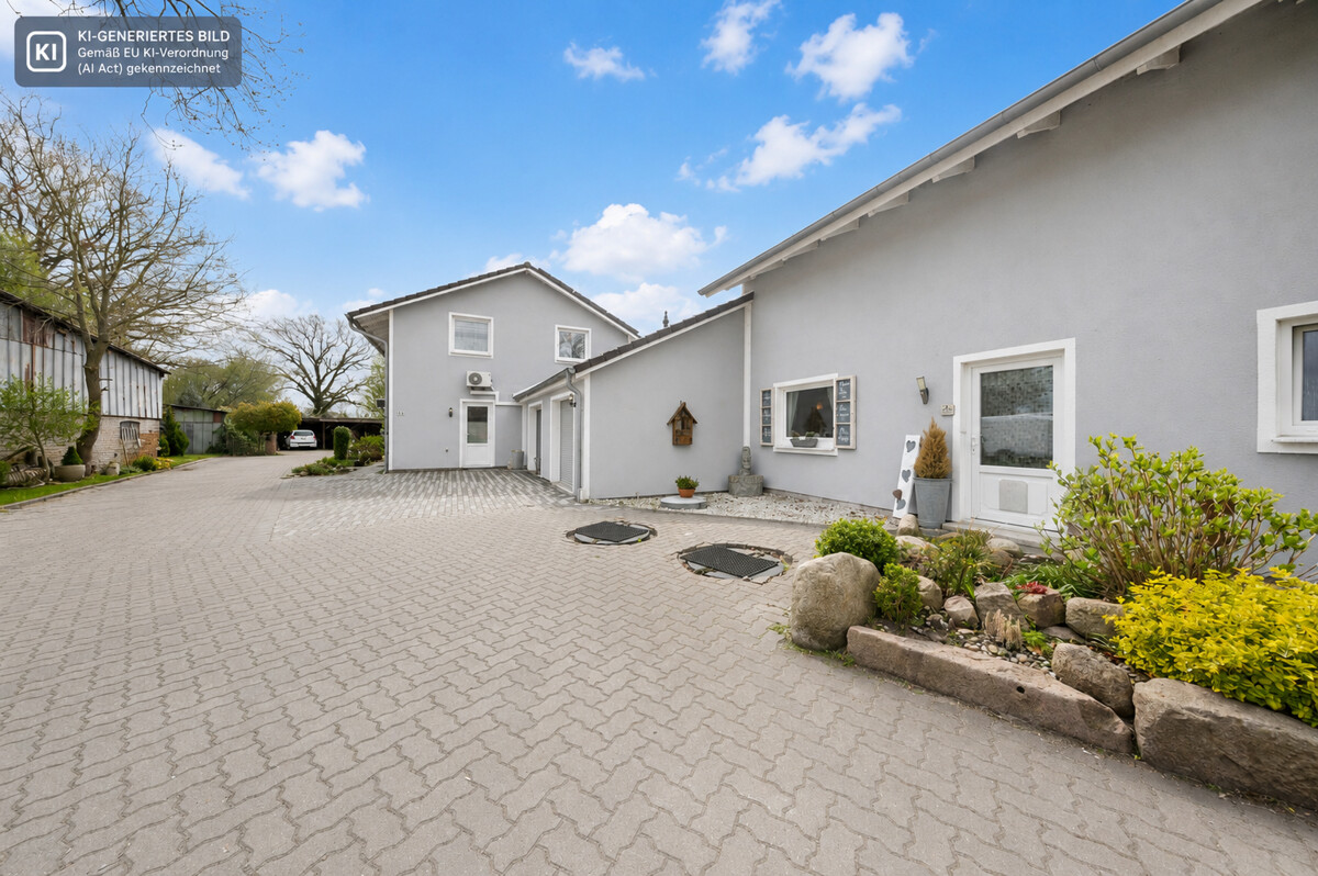 Hausansicht seitlich