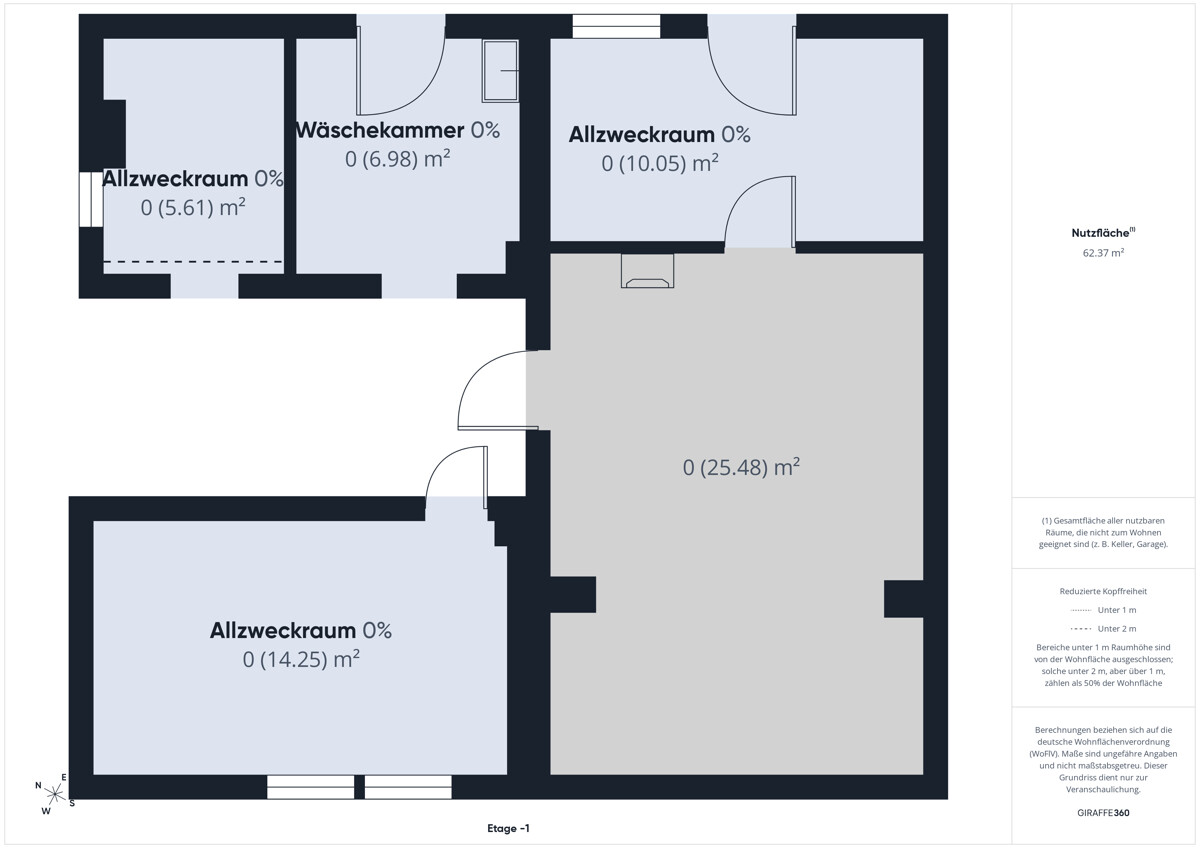 Grundriss Kellergeschoss