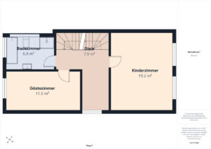 Grundriss Obergeschoss
